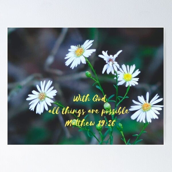 All things are possible Poster
