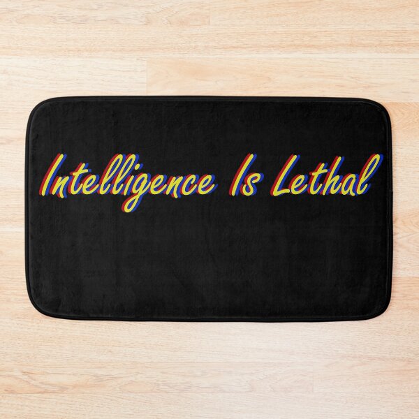 Item preview, Intelligence is lethal multi-color designed and sold by flydye.