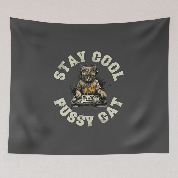 Item preview, Stay Cool Pussy Cat  designed and sold by unitydesigneu.