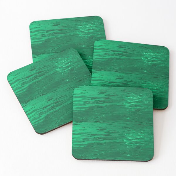 Item preview, Green tint ripples Med sea water Ibiza tranquil designed and sold by eddiebarronshop.