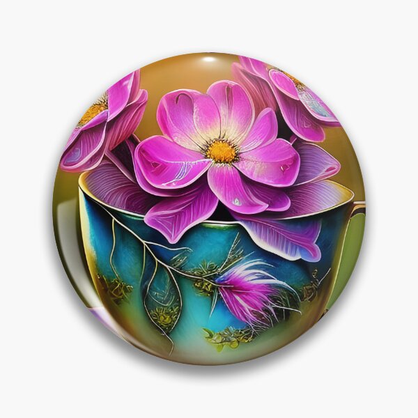 Artikelvorschau, Pink blossoms in teacup entworfen und verkauft von ibelieveimages.