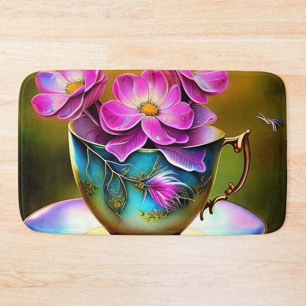 Item preview, Pink blossoms in teacup designed and sold by ibelieveimages.