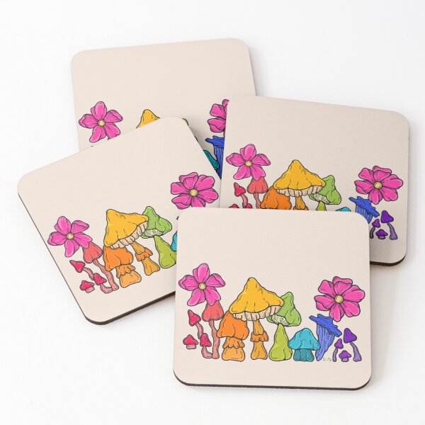Item preview, Groovy mushrooms designed and sold by artbysarana.