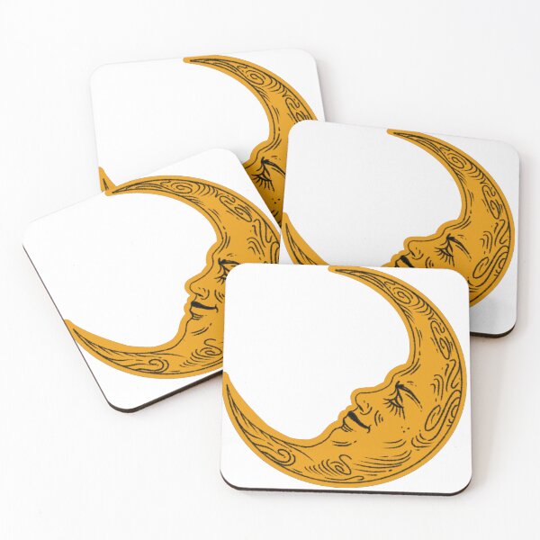 Item preview, Crescent Sleeping Moon (Yellow) designed and sold by artwithkristen.