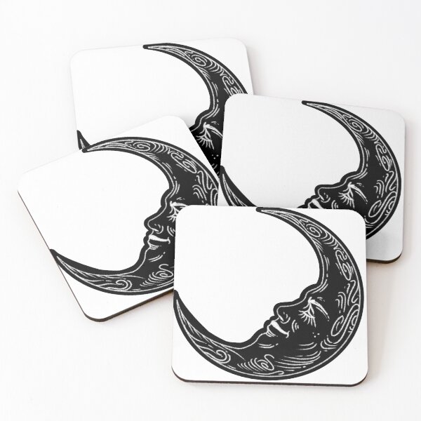 Item preview, Crescent Sleeping Moon (Black) designed and sold by artwithkristen.