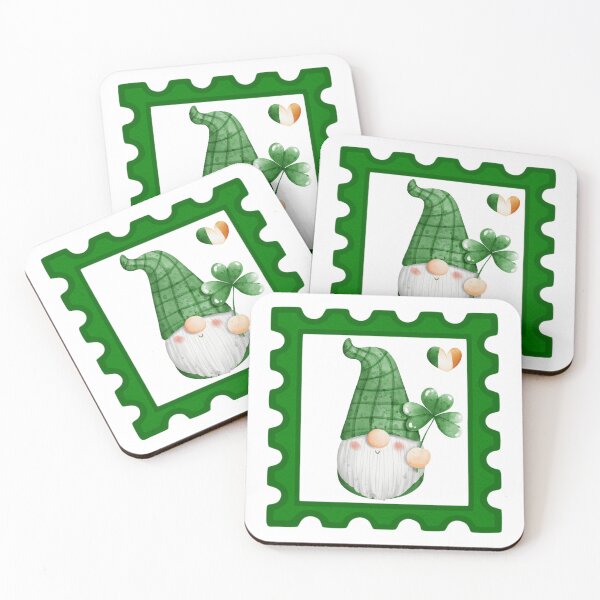 Item preview, St. Patrick's Day - Post Stamp 4 designed and sold by TasimaDesign.
