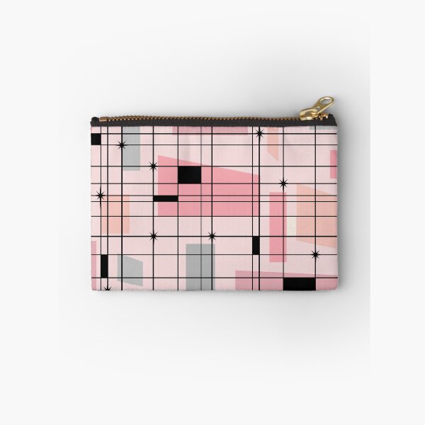 Item preview, Retro Pink Grid and Starbursts designed and sold by StrangeLilOnion.