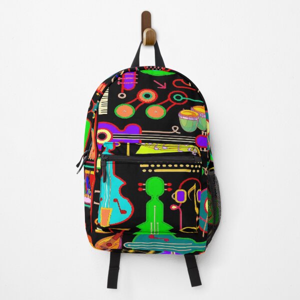 Item preview,  POP ART : Abstract Psychedelic Colorful Musical Instruments Surreal Print designed and sold by posterbobs.