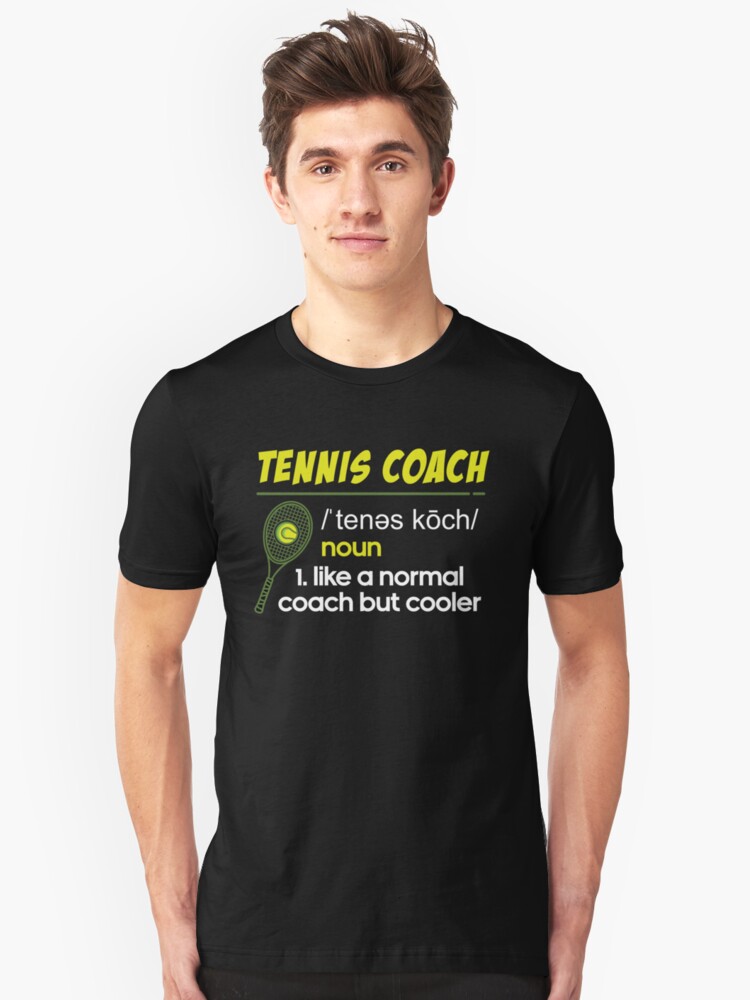 Tennis Coach T Shirt Gifts Men For Women Birthday Gift Lover Ideas