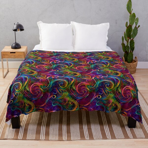Artikelvorschau, Pink,purple and yellow swirls pattern entworfen und verkauft von ibelieveimages.