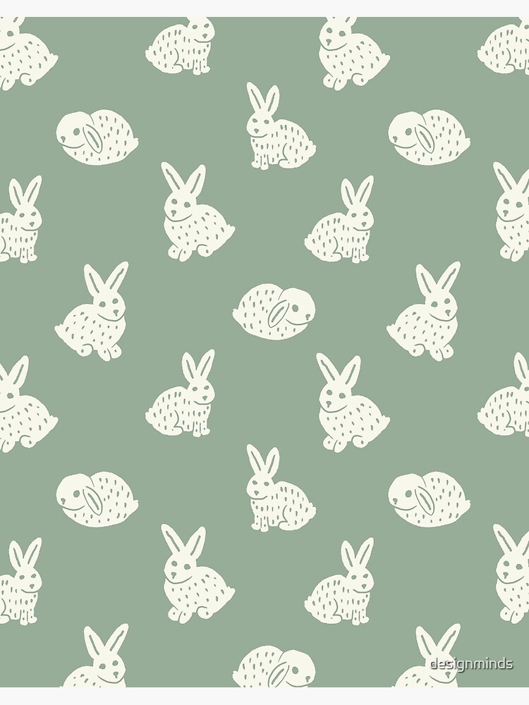 Pastel Green Bounding deals Bunny