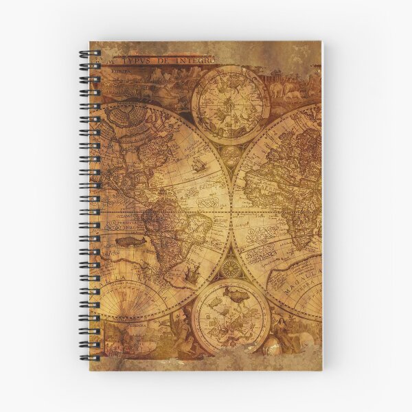 Item preview, Beautiful Antique World Map designed and sold by nerdchild.