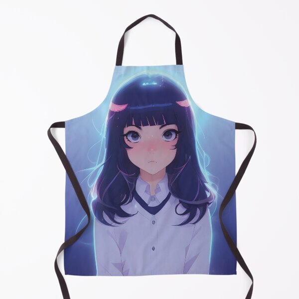 Item preview, Cute Blue Haired Anime Girl - Japanese Anime Style designed and sold by SnazzyStyles.