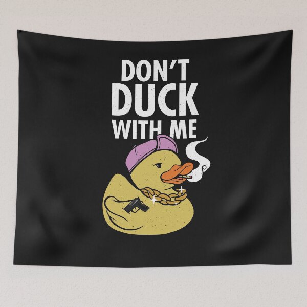 Item preview, Gangster Duck - Grumpy - Bad Mood designed and sold by ChrisFeil.