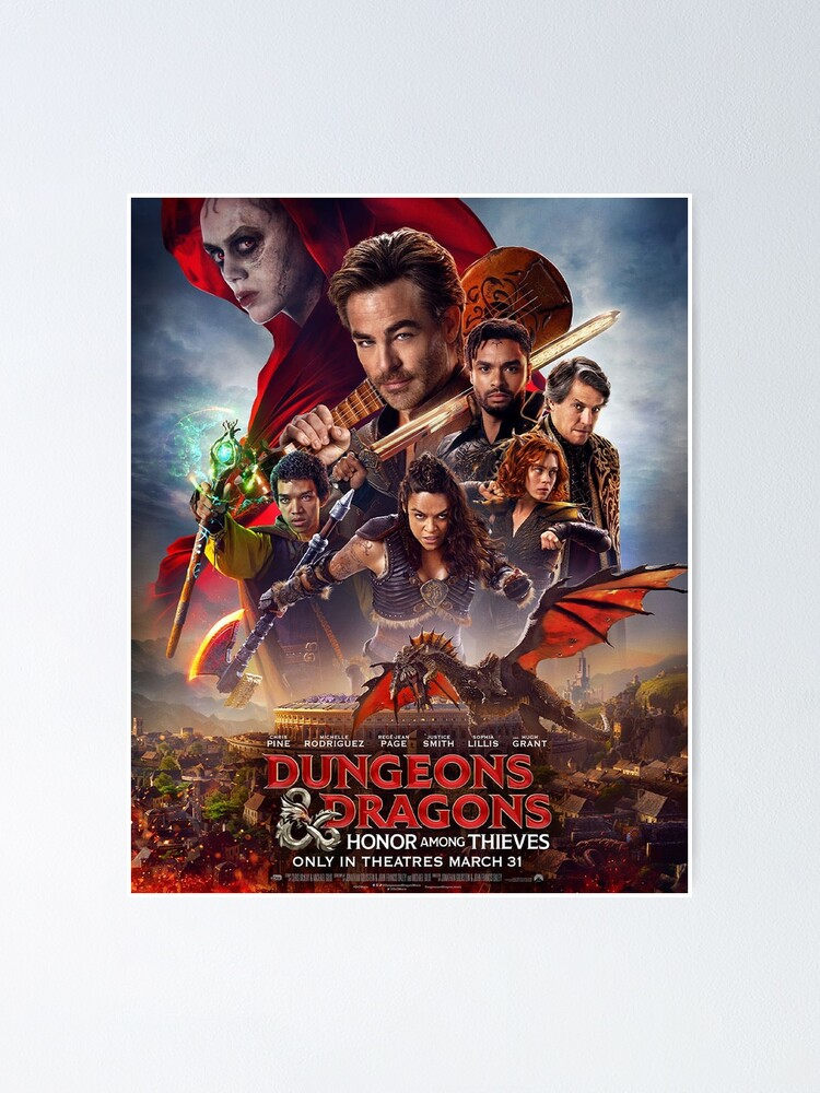 Dungeons and dragons honor among thieves movie 2023 poster | Poster