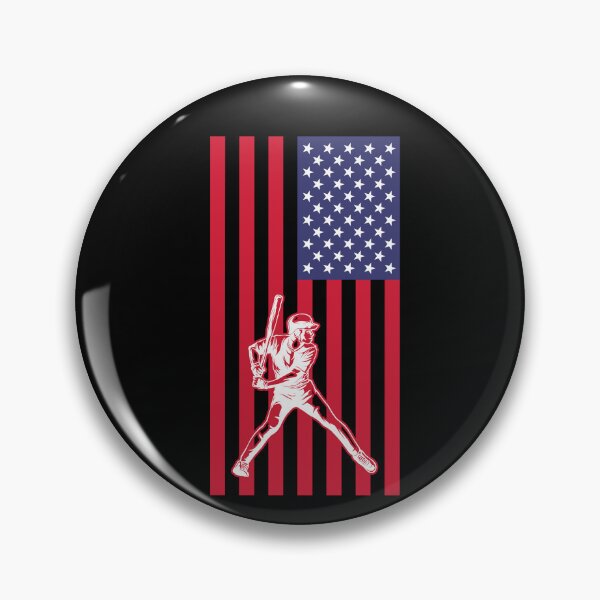 Artikelvorschau, Amerikanische Flagge Vintages Baseball-Spieler-Geschenk The Show Hardball entworfen und verkauft von smartrocket.