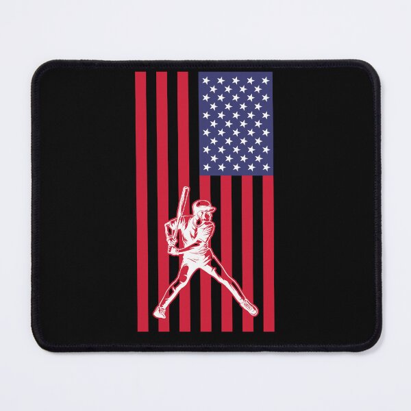 Item preview, American Flag Vintage Baseball Player Gift The Show Hardball designed and sold by smartrocket.