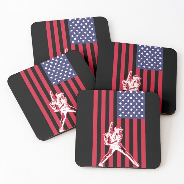 Item preview, American Flag Vintage Baseball Player Gift The Show Hardball designed and sold by smartrocket.