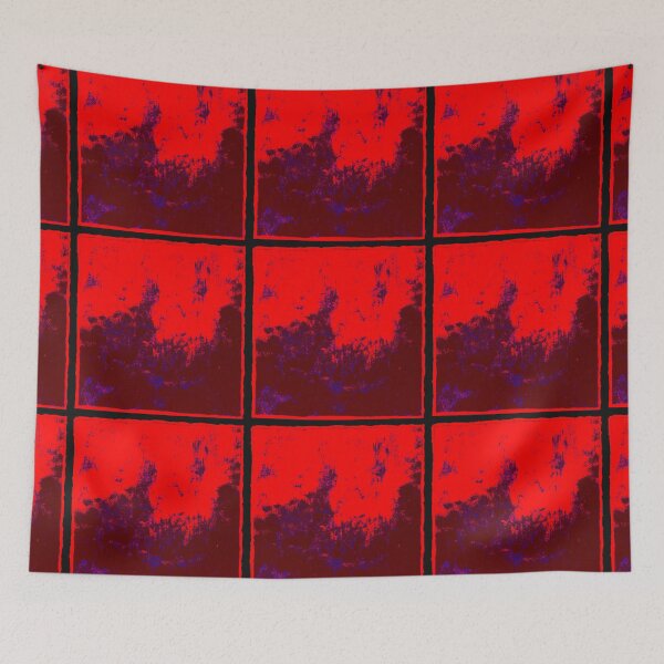Item preview,  Citywave through Window in Red and Maroon designed and sold by BlackArtichoke.