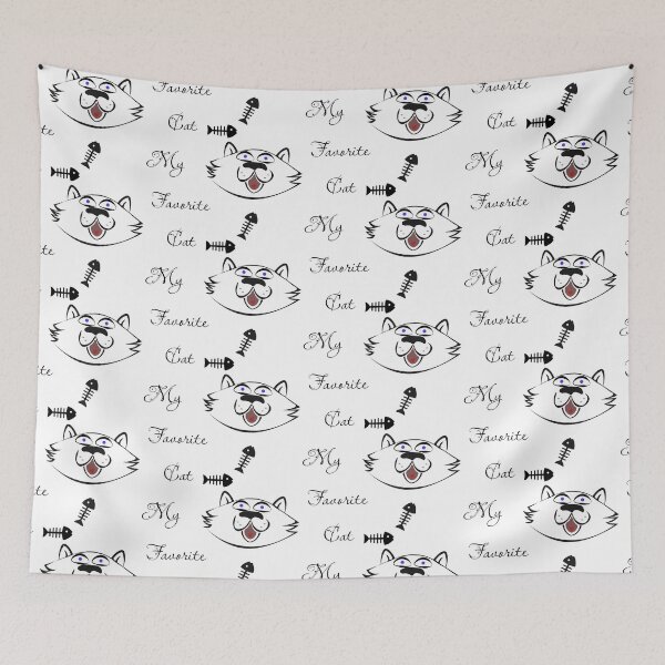Item preview, Digital Art Hand-drawn. Fun Cat' Story. My Favorite Cat designed and sold by DigiPicStock.