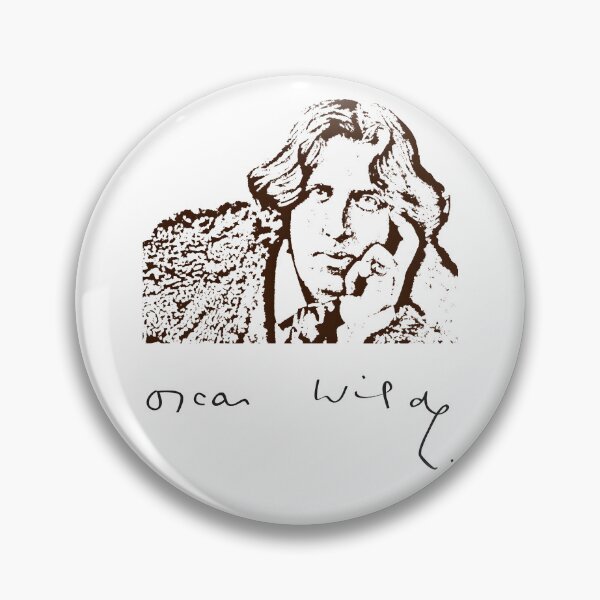 Item preview, Oscar Wilde - Signature & Illustration designed and sold by FilmManiac.