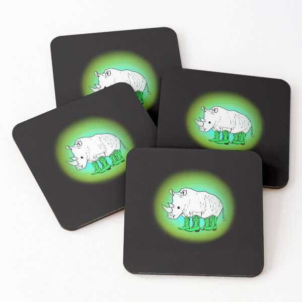 Item preview, Rhino Boots Green designed and sold by rosybonesAZ.