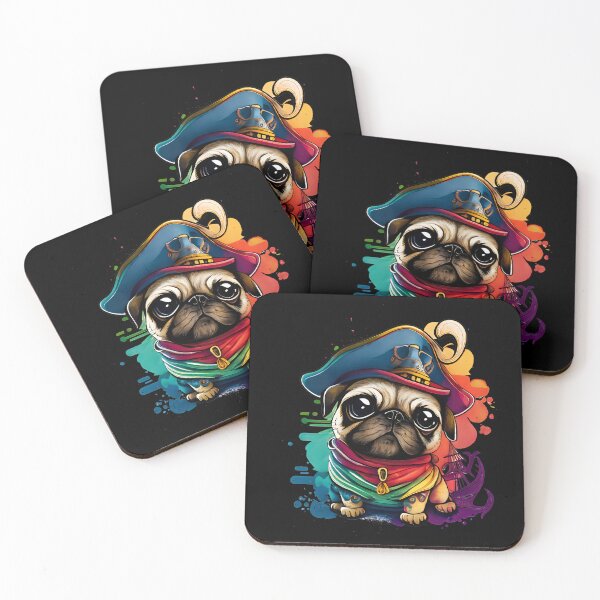 Item preview, Pug Dog Pirate designed and sold by Leonardo Palumbo.