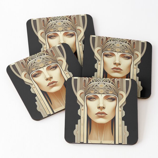 Item preview, Art deco - woman designed and sold by Gaviani Design Studio.
