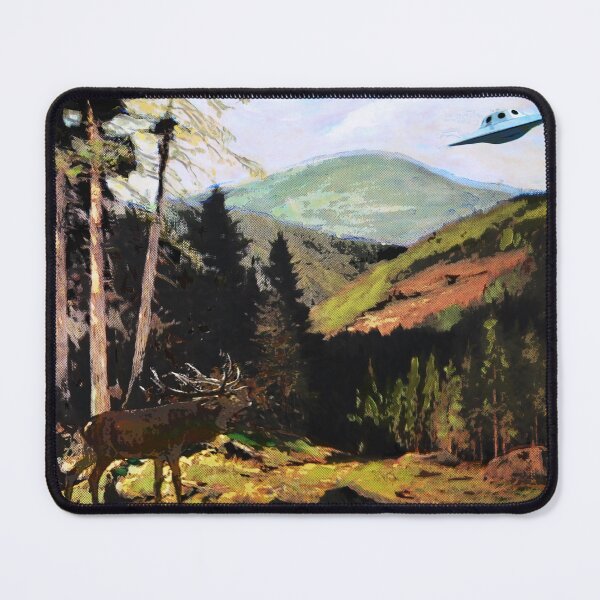 Item preview, Ufo with roaring stag designed and sold by Kleidermacher.
