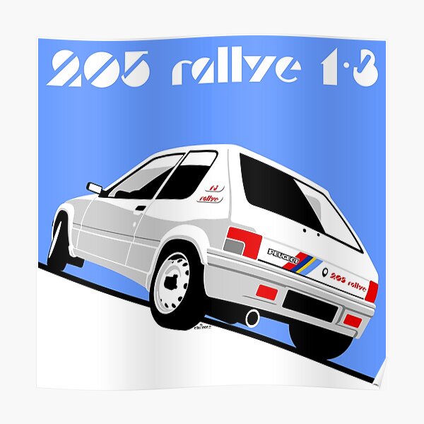 Peugeot 205 Rallye 1.3 Poster