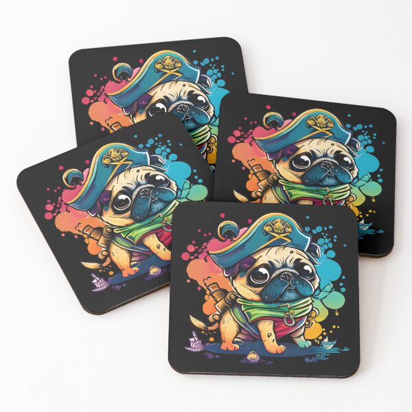 Item preview, Pug Dog Pirate designed and sold by Leonardo Palumbo.