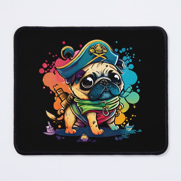 Item preview, Pug Dog Pirate designed and sold by Leonardo Palumbo.