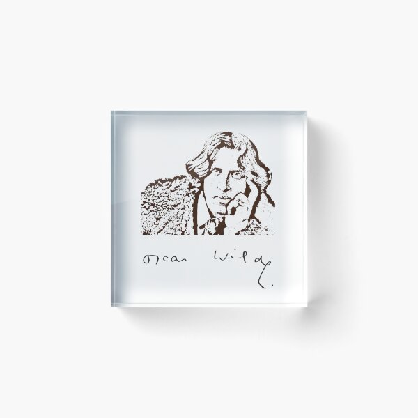Item preview, Oscar Wilde - Signature & Illustration designed and sold by FilmManiac.