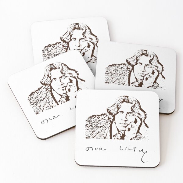 Item preview, Oscar Wilde - Signature & Illustration designed and sold by FilmManiac.