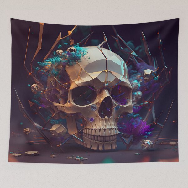 Item preview, Abstract Skull designed and sold by The93TeoShop.