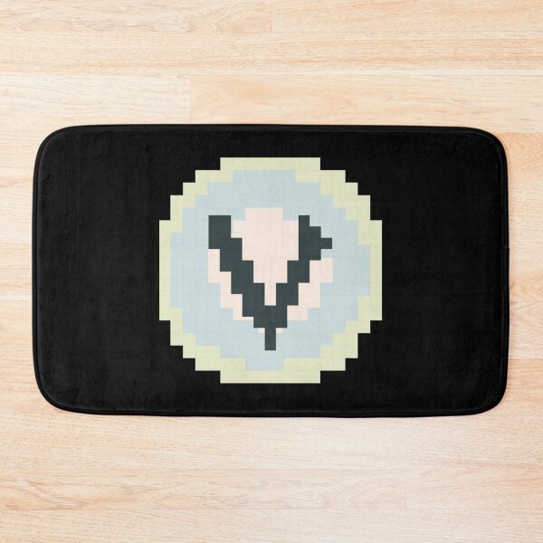 Item preview, pixelated letter V   designed and sold by MayLouShop.