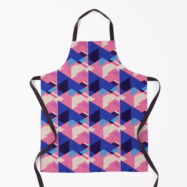 Item preview, Vaporwave Abstract - 80s Style Chillwave Pattern in Blue & Pink designed and sold by Fine Prints.
