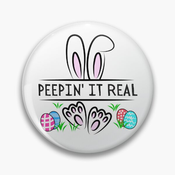 Item preview, Peepin It Real Easter Egg Bunny Rabbit designed and sold by SunfullyYours.