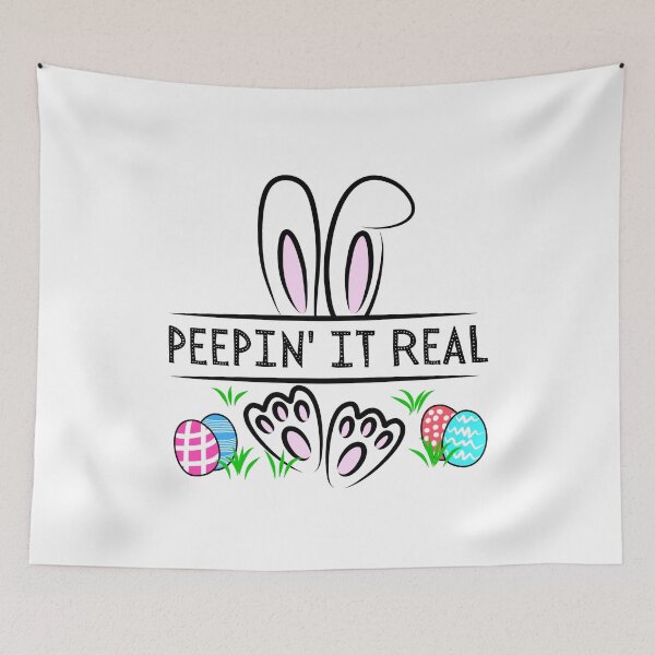 Item preview, Peepin It Real Easter Egg Bunny Rabbit designed and sold by SunfullyYours.