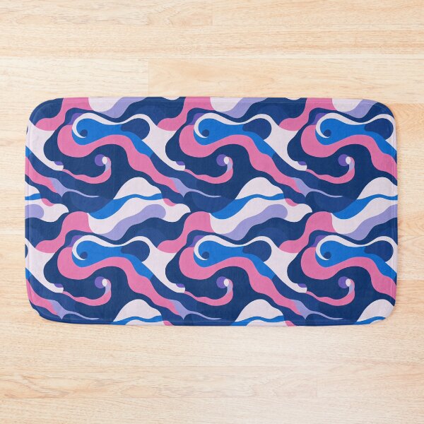 Artikelvorschau, Vaporwave Camouflage Clouds - 80s Style Chillwave Pattern in Blue & Pink entworfen und verkauft von Fine Prints.