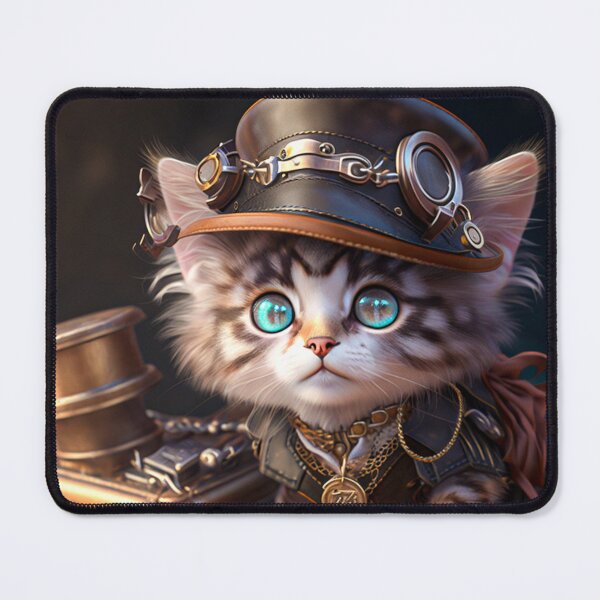 Item preview, The Steamkitten Siblings - Furball designed and sold by DoublecrashArt.