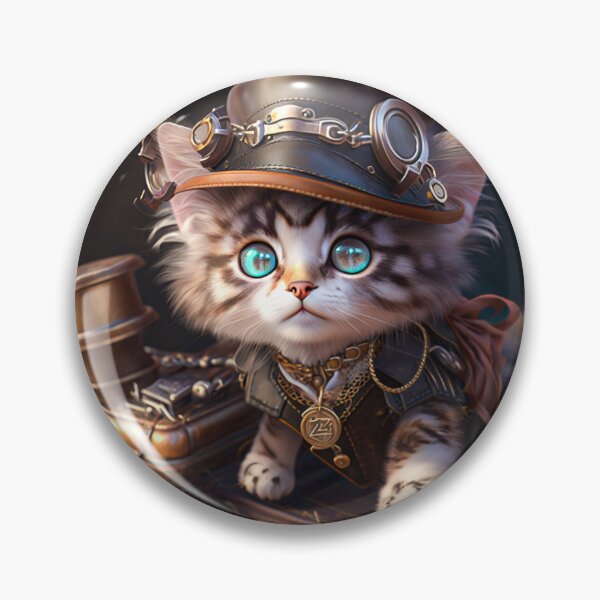 Item preview, The Steamkitten Siblings - Furball designed and sold by DoublecrashArt.