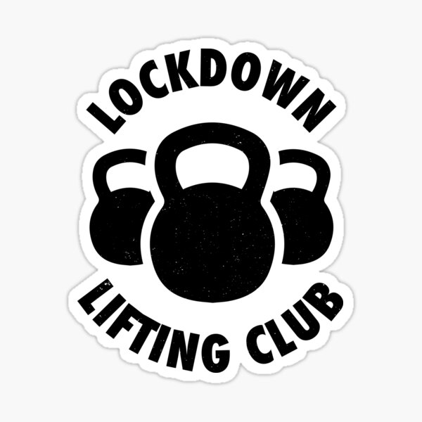 Item preview, Kettlebell Lockdown Lifting Club - Kettlebell gift designed and sold by TeeMonsters.
