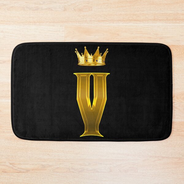 Item preview, V Crown Text Letter  designed and sold by MayLouShop.