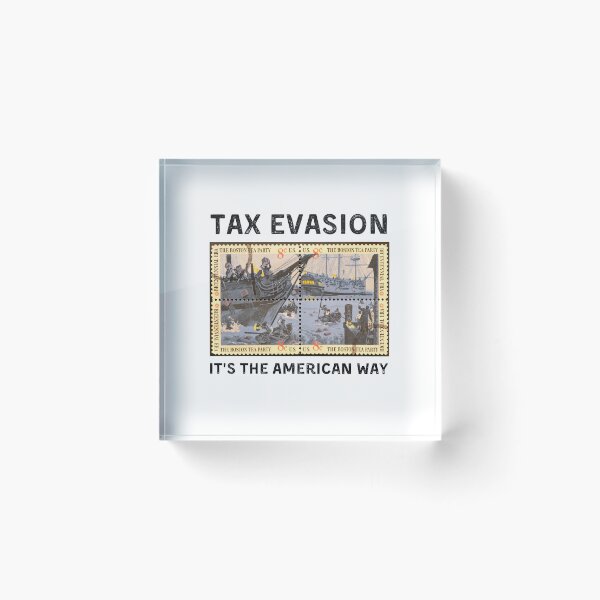 Item preview, Commit Tax Evasion - Commit Tax Fraud - American Way - Light Background designed and sold by NateFellhauer.