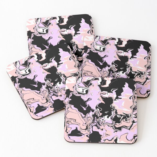 Item preview, Pink Black White Swirls designed and sold by awsomepatterns.