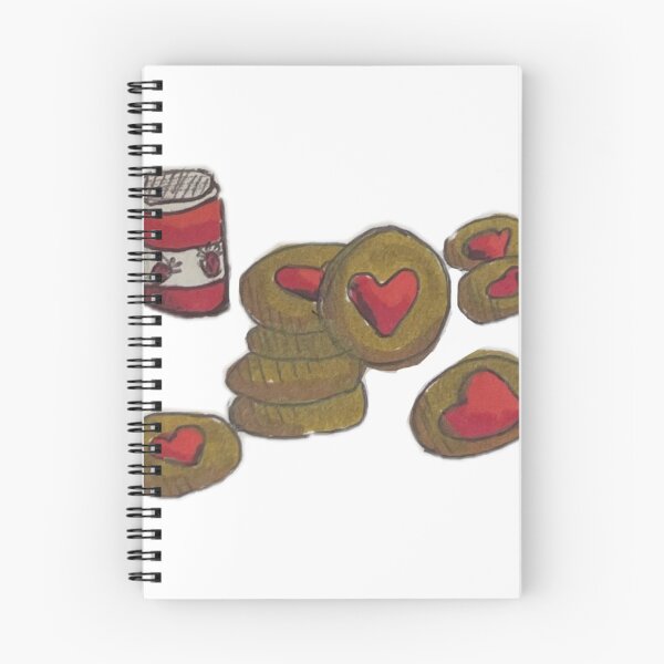 Item preview, Strawberry jam heart cookies  designed and sold by bloomingstars.