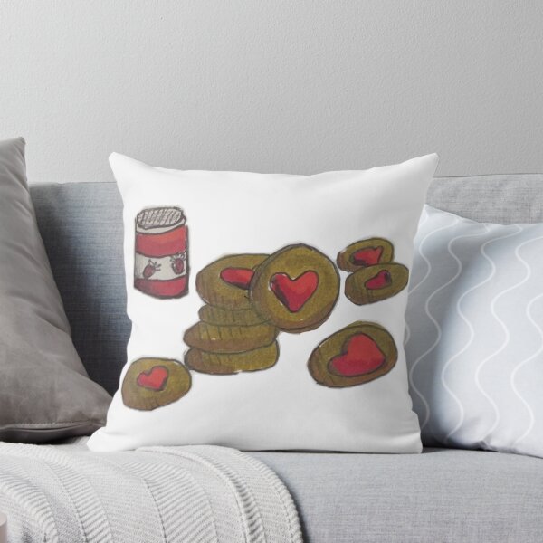 Item preview, Strawberry jam heart cookies  designed and sold by bloomingstars.
