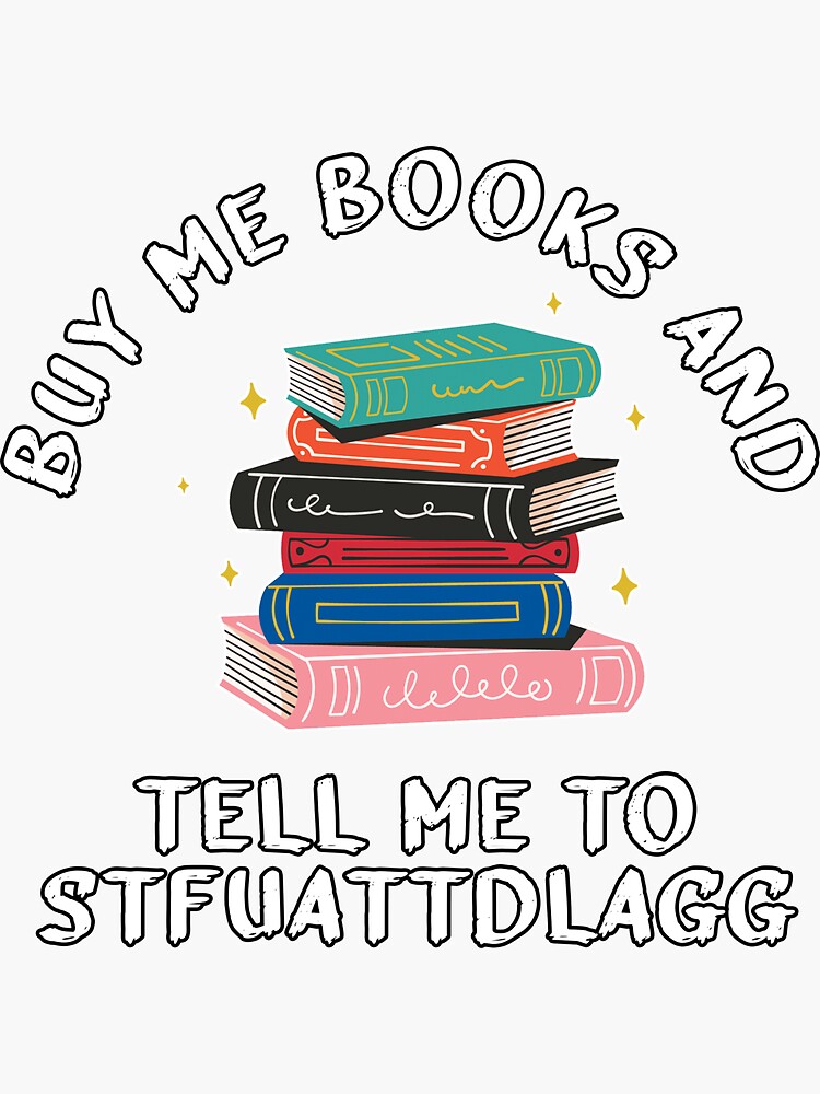 STFUATTDLAGG, Kindle Case Stickers, Bookish Waterproof Sticker 