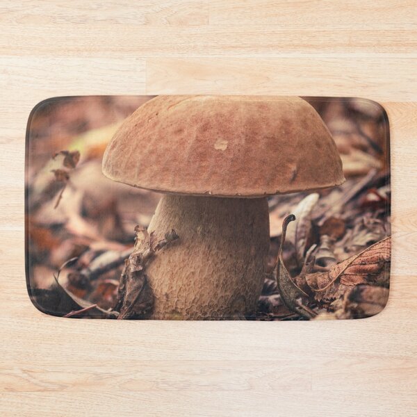 Item preview, Boletus edulis or cep, edible wild mushroom in a forest designed and sold by SvarunPogani.